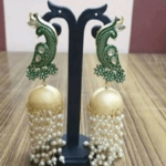 Women Alloy Jhumkas Earrings