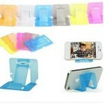 Flexible Plastic Mobile Stand Random Color (Pack Of 5)