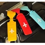 Happy Flight Luggage Tag (Random Color)