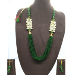Green Bead Pearl Set