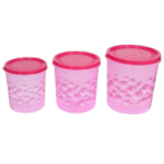 Containers Leaf Print Lotus (Pack of 3)