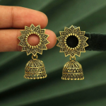 Star Jhumka Earrings