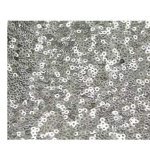 Silver mettalic round plastic sequins